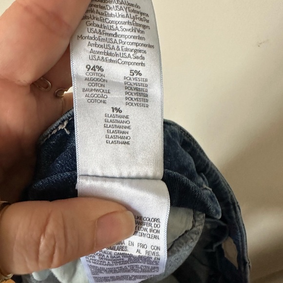 MOTHER The Cinch Greaser High-Rise Wide-Leg Ankle Jeans Size 29 - Picture 14 of 14